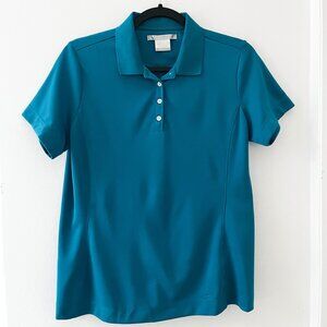 Nike Golf Women’s Polo Shirt – Turquoise Blue | Size M
